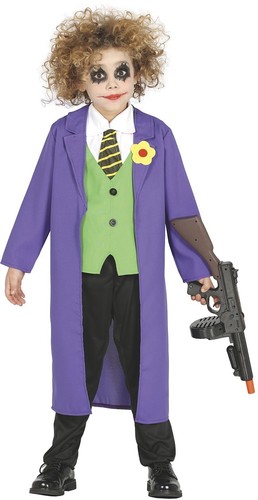 Costume bambino joker pazzo - bambino,